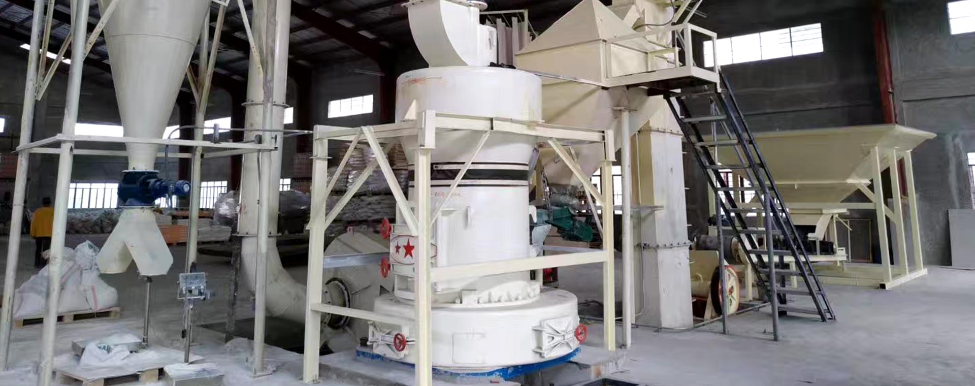 湖北宜昌石灰石粉磨生產線