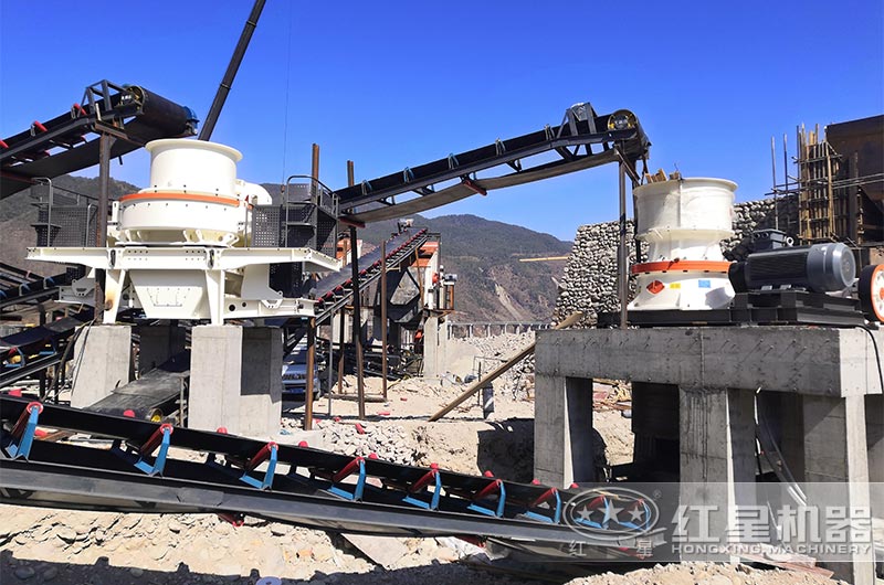 沖擊式破碎機制砂現場 沖擊式破碎機制砂現場